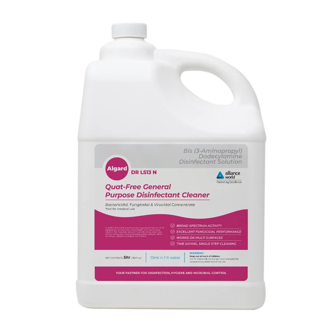 Algard DR LS13 N – Quat-Free General Purpose Disinfectant